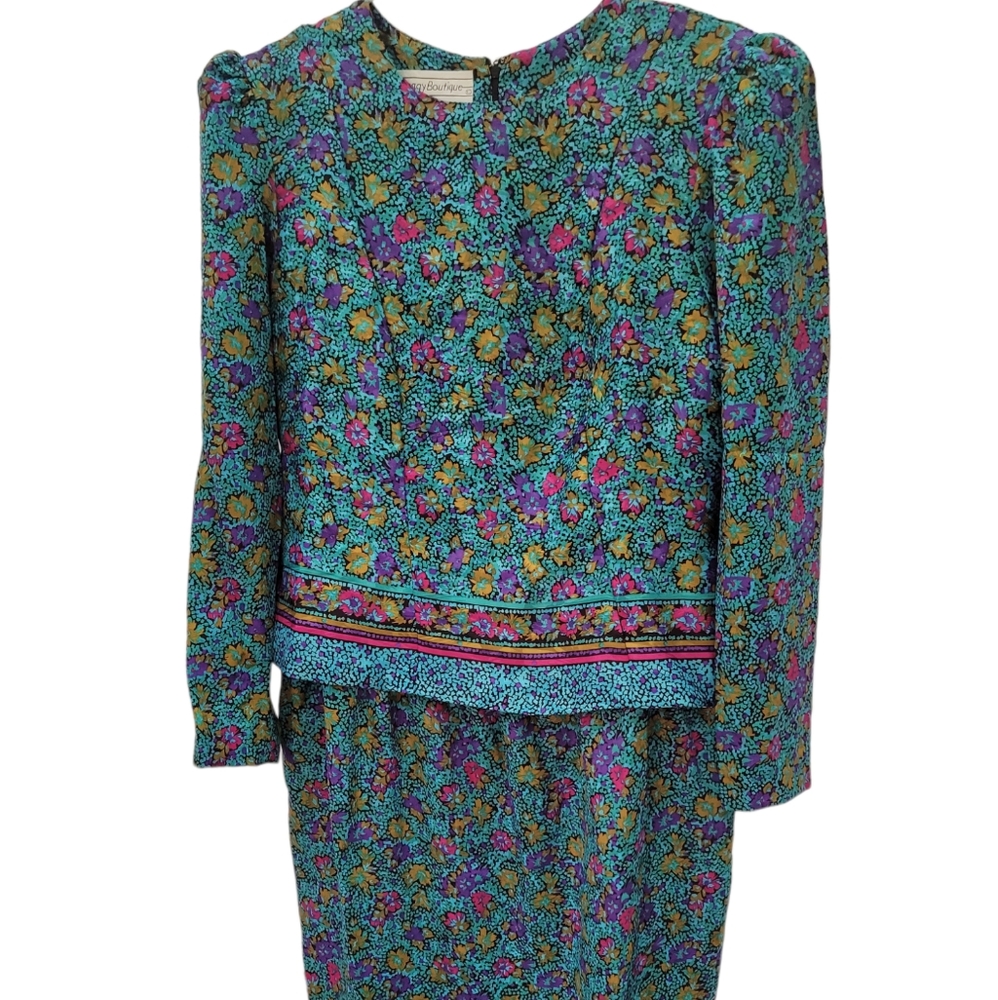 Vtg Maggie Boutique Dress 10